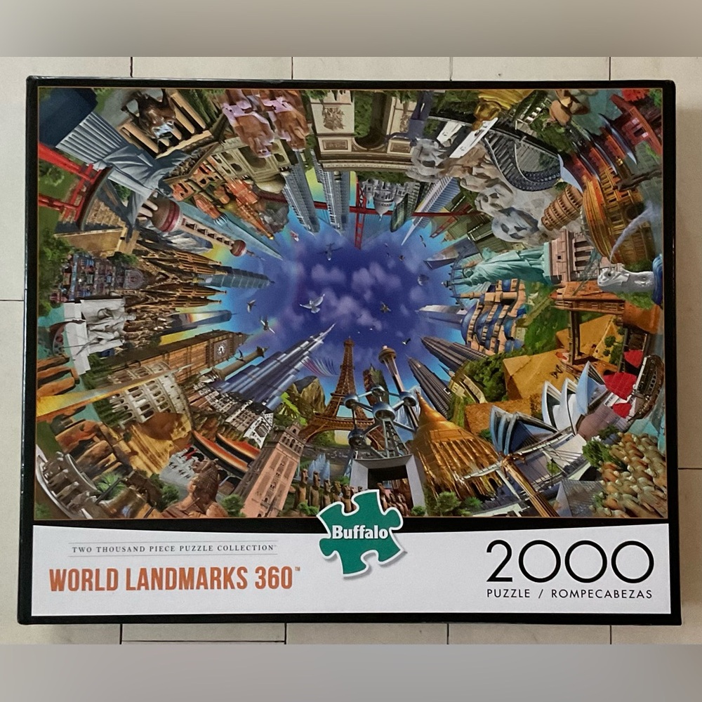 Buffalo Games World Landmark 360 2000 Pieces Puzzle